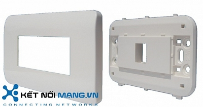 Face plates - Mặt nạ 01 port, US type, 120 x 70 x 6.2mm 