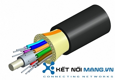 CommScope Fiber Optic Cable, Indoor/OutDoor, LSZH, 12 Fibers, OM3