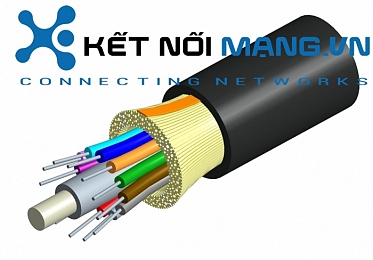 CommScope® Fiber Optic Cable, Indoor/OutDoor, LSZH, 4 Fibers, OM4