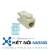 SL Jack, Category 3, RJ11, UTP, Without dust cover, Almond